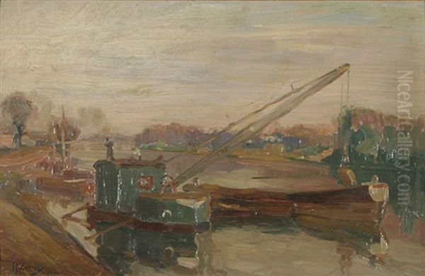 Workboat On The Seine (+ Weary Traveler; 2 Works) - view 1