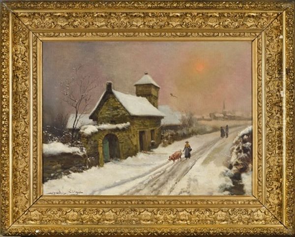 Relais De Poste Sous La Neige - view 1