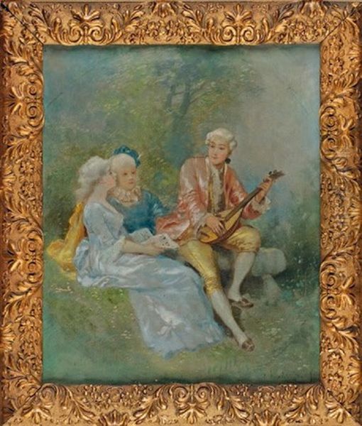 Le Charmeur A La Mandoline - view 1