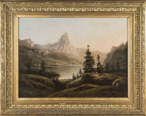 Vue Du Lac Du Bourget by Theodore Levigne