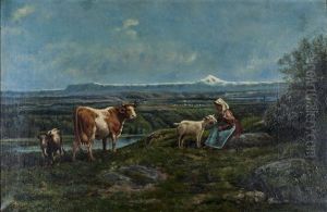Bergere Et Animaux Bergere Et Animaux