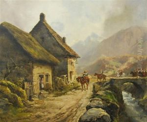 Soldiers Crossing A Bridge