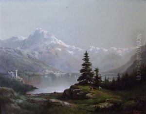Paysage Imaginaire by Theodore Levigne
