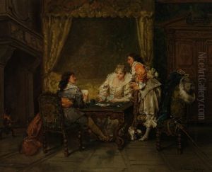 Ein Kartenspiel by Theodore Levigne