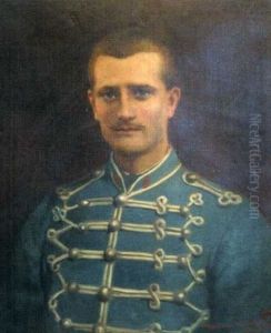 Portrait Of A Young French Soldier In Uniform