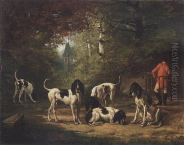 Chiens De Meute A L'attente - view 1