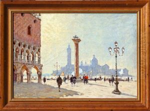 Place Saint Marc by Sophus Theobald Levinsen