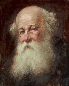 Portrait De Vieil Homme by Sophus Theobald Levinsen