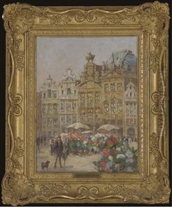 The Flower Stall, The Grand Place, Brussels