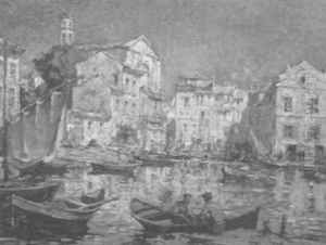 Hafen Einer Suditalienischen Stadt by Sophus Theobald Levinsen