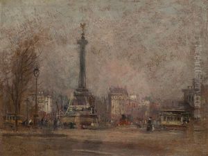 Place De La Bastille In Paris