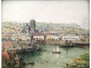 Le Port De Dieppe, France by Maurice Levis