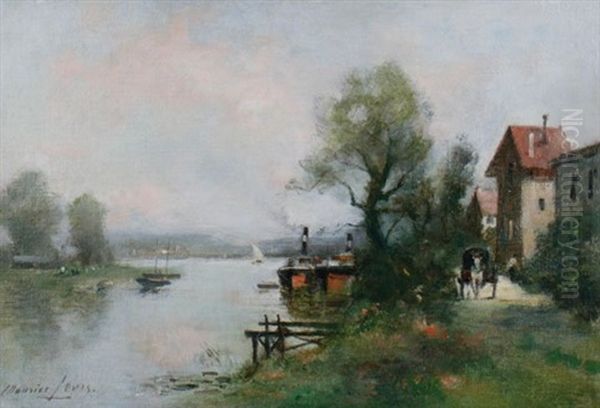 Cart By A Towpath - view 1