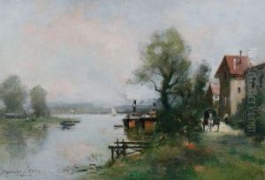 Cart By A Towpath