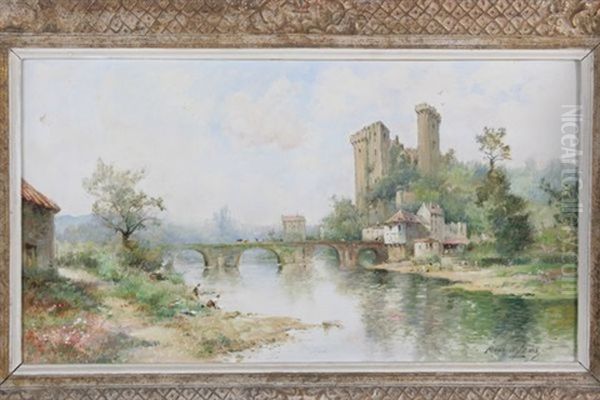 Paysage Aux Lavandieres (chateau De Clisson) - view 1