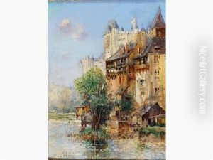 Vue D'uzerche by Maurice Levis
