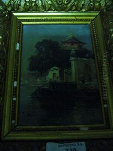 Les Bords Du Gange A Benares
