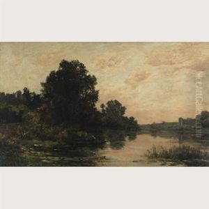 Calme Du Soir Sur La Riviere by Maurice Levis