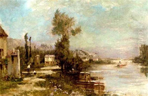 La Seine En Amont D'herblay - view 1