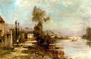 La Seine En Amont D'herblay La Seine En Amont D'herblay