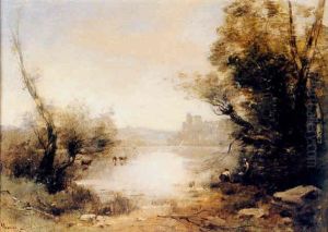 Lavandieres Aux Bords D'une Riviere