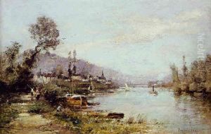 Vue Presumee De La Seine A Pontoise