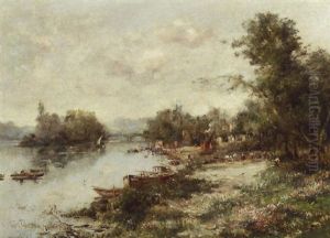 La Seine A Courbevoie La Seine A Courbevoie