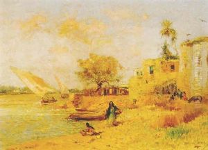 Village Au Bord D'un Fleuve