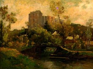 Paisaje Con Castillo Y Rio by Maurice Levis