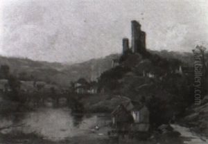 Village Au Bord Du Lac by Maurice Levis