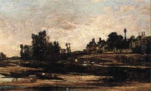 A Village By The Stream by Maurice Levis