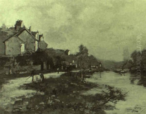 Die Seine Bei La Frette - view 1