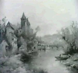 Vue Du Chateau D'uzerches by Maurice Levis
