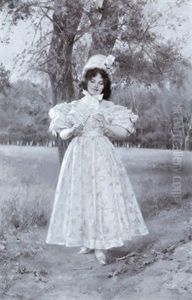 Madchen Mit Ganseblumchen by Max Levis