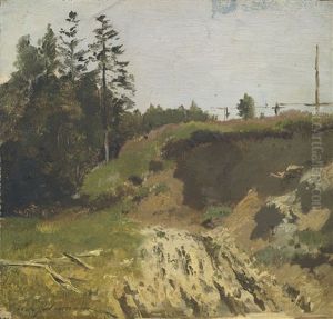 Ravine By The Forest by Isaak Ilyich Levitan