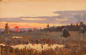 Sunset by Isaak Ilyich Levitan