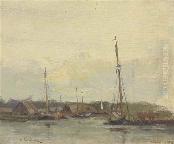 Boats On The Volga - view 1