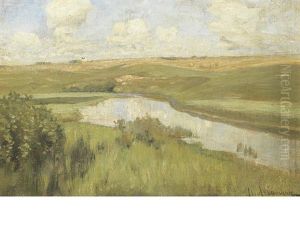 River Landscape by Isaak Ilyich Levitan