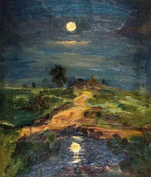 Landscape In The Moonlight - view 1