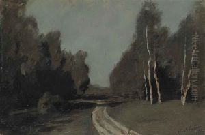 Moonlit Path by Isaak Ilyich Levitan