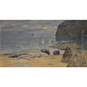 The Coast At Twilight by Isaak Ilyich Levitan