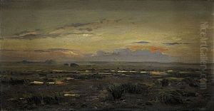 A Landscape (study) by Isaak Ilyich Levitan