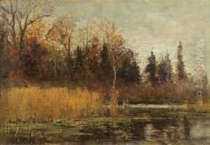 River Landscape by Isaak Ilyich Levitan