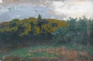 Cloudy Morning (study) by Isaak Ilyich Levitan