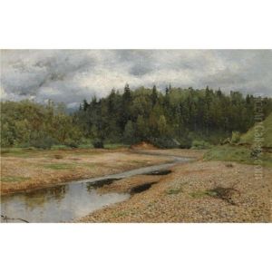 View Near Zvenigorod by Isaak Ilyich Levitan