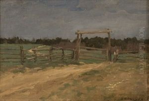 Summer Evening (study) by Isaak Ilyich Levitan