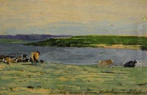 Flusslandschaft by Isaak Ilyich Levitan