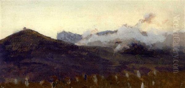 The Tatar Cemetery (study) - view 1