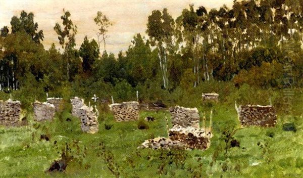 Woodpiles In The Forest - view 1