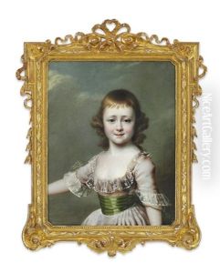 Portrait Of Grand Duchess Catherine Pavlovna Of Russia (1788-1819) by Dimitri Gregoriovitc Levitsky